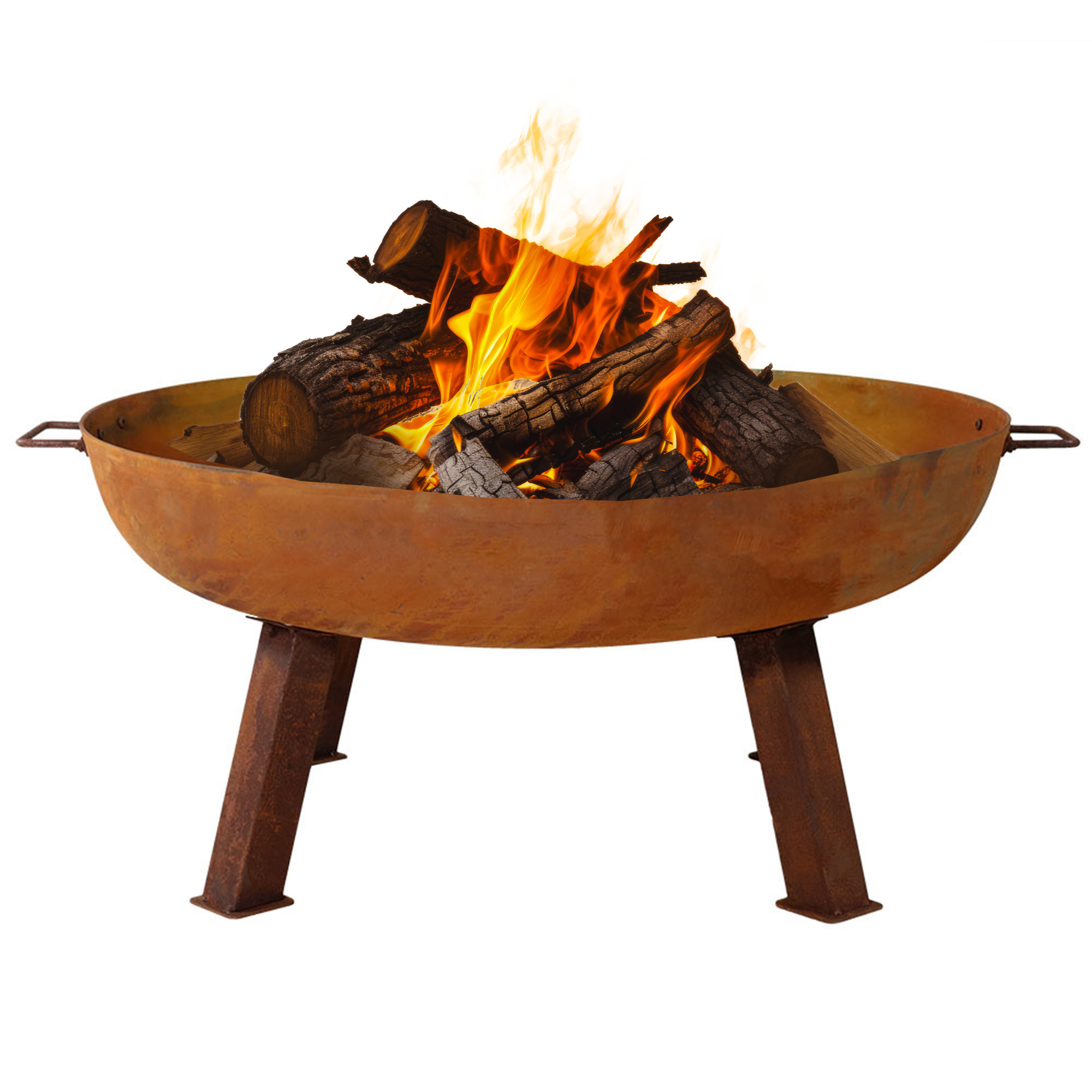 Sunnydaze Decor, Cast Iron Wood-Burning Fire Bowl - 34in., Diameter 34 in, Material Cast Iron, Model# RCM-LG570